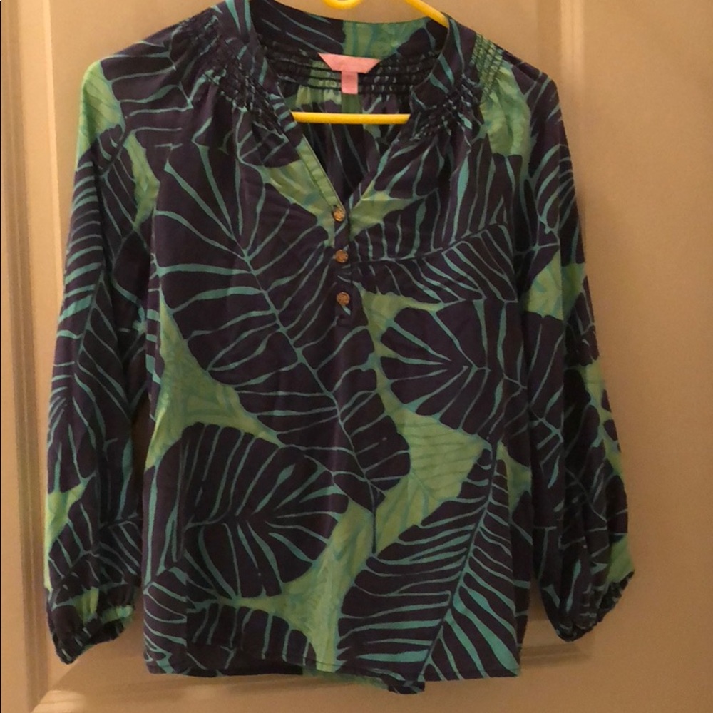 Lily Pulitzer Tropical Blouse